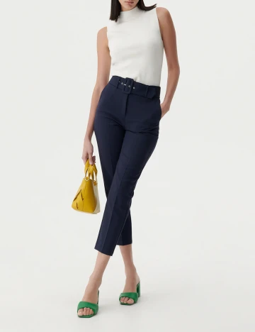 Pantaloni Reserved, bleumarin, M