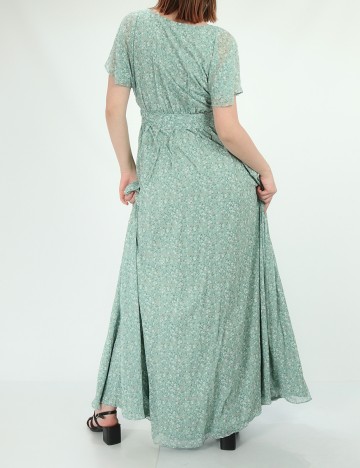 Rochie Lunga Goddiva, verde, 34