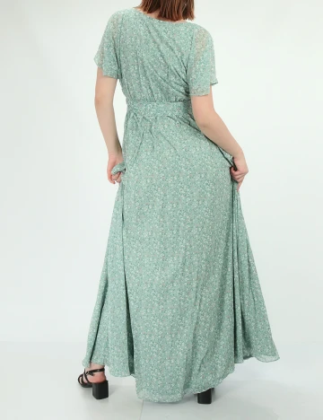 Rochie Lunga Goddiva, verde, 34