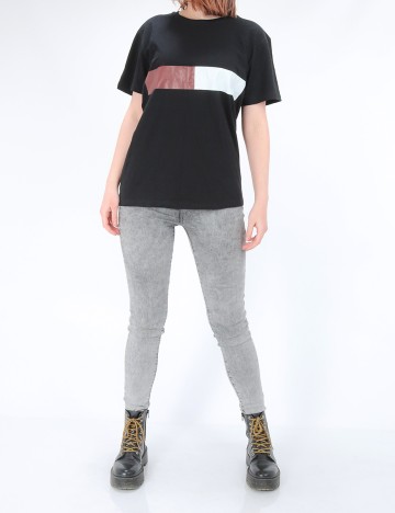 Tricou SHEIN, negru, M