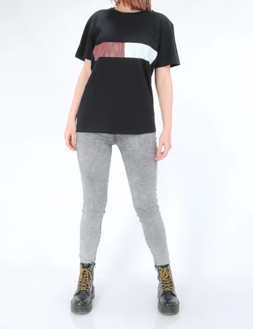 Tricou SHEIN, negru, M