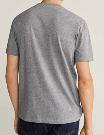 Tricou Mango, gri, S