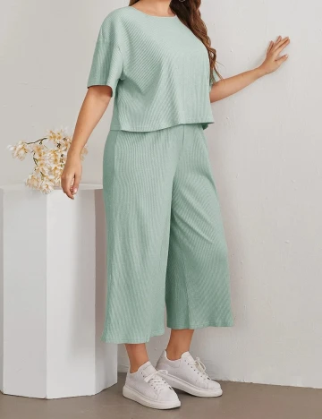 Compleu SHEIN CURVE, bleu, 1 XL