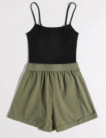 Salopeta SHEIN, verde, XL