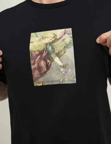 Tricou Jack&Jones, negru, M