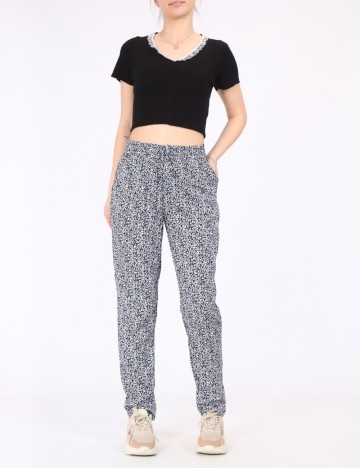 Pantaloni Hailys, bleumarin, S