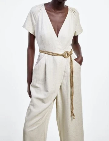 Salopeta Zara, crem, L