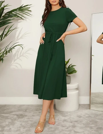 Rochie medie SHEIN, verde Verde