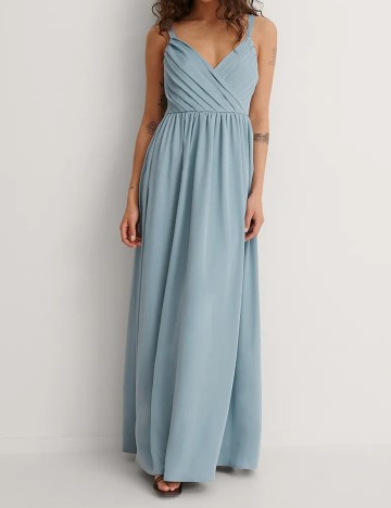Rochie lunga NA-KD, albastru, 44