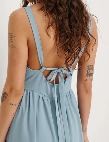 Rochie lunga NA-KD, albastru, 44