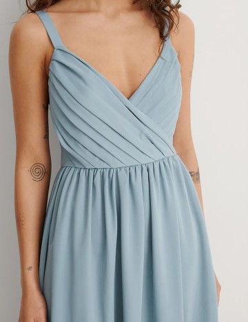 Rochie lunga NA-KD, albastru, 44