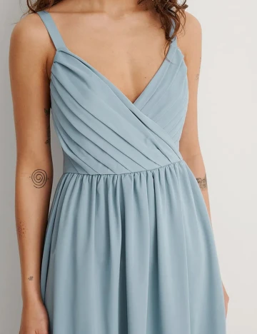 Rochie lunga NA-KD, albastru, 44