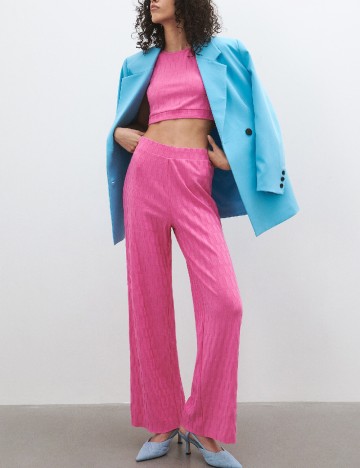
						Pantaloni Reserved, roz, S