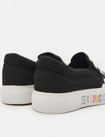 Tenisi Sinsay, alb-negru, 40 Negru