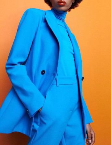 Pantaloni Reserved, albastru, L