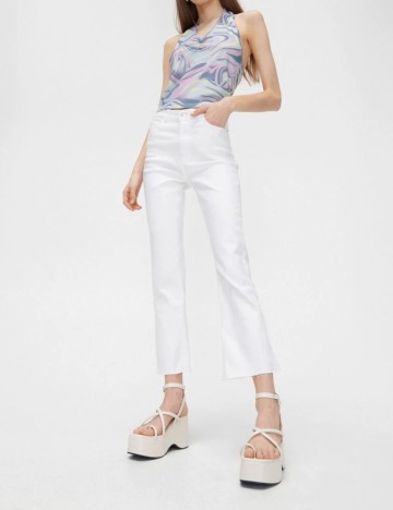 Blugi CROPP, alb, 36