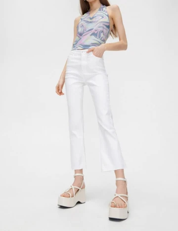 Blugi CROPP, alb, 36
