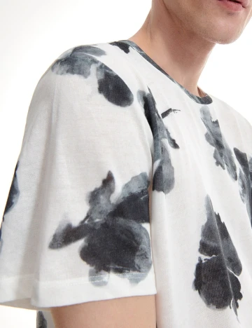 Tricou Reserved, alb, S