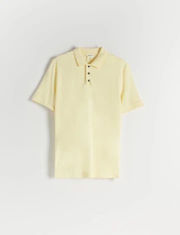 Tricou Reserved, galben, XXL