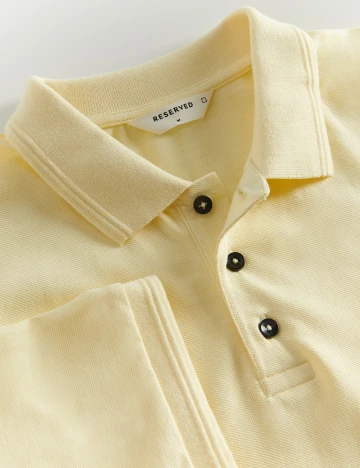 Tricou Reserved, galben, XXL
