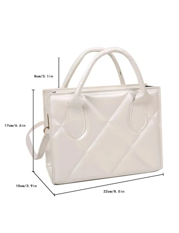Geanta SHEIN, ecru, ONE SIZE