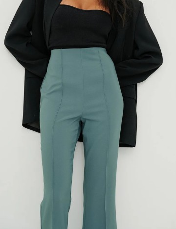 Pantaloni NA-KD, albastru, 36