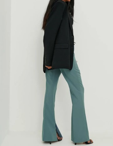 Pantaloni NA-KD, albastru, 36