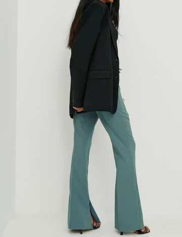 Pantaloni NA-KD, albastru, 36