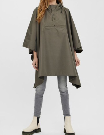 Pelerina de ploaie Vero Moda, verde, S/M