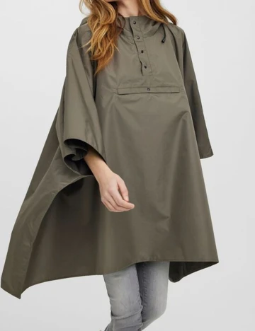 Pelerina de ploaie Vero Moda, verde, S/M