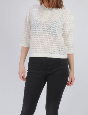 Bluza Vero Moda, ecru, M