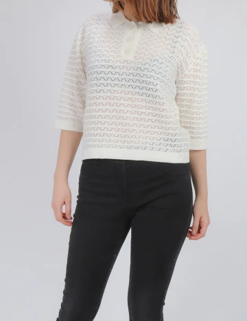 Bluza Vero Moda, ecru, M