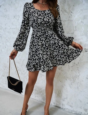 Rochie Scurta SHEIN, negru, S