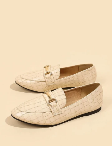 Mocasini SHEIN, crem, 41
