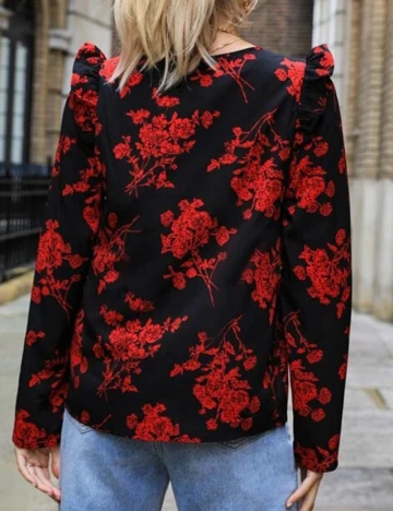 Bluza SHEIN, negru, L Negru