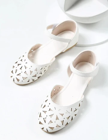 Balerini Shein Kids, alb, 35