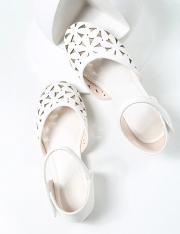 Balerini Shein Kids, alb, 35