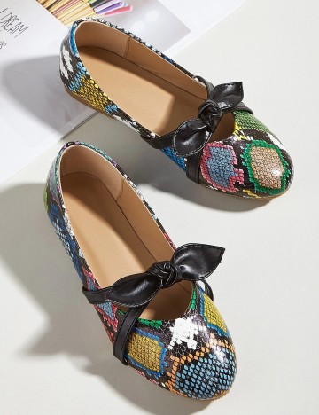 Balerini Shein Kids, imprimeu sarpe, 34