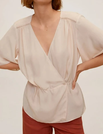Bluza Mango, crem, S