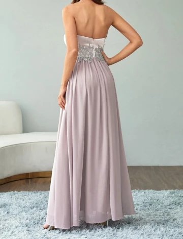 Rochie Lunga SHEIN, roz pudra, L