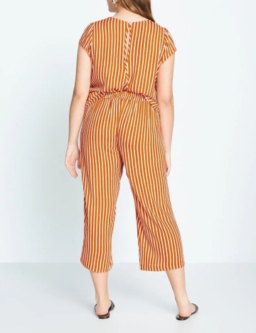 Pantaloni Mango Violeta, caramiziu, S