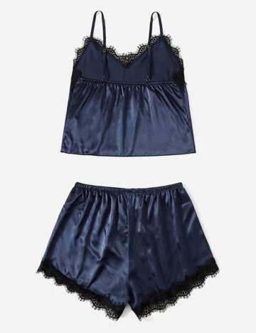 Pijama SHEIN, bleumarin Albastru