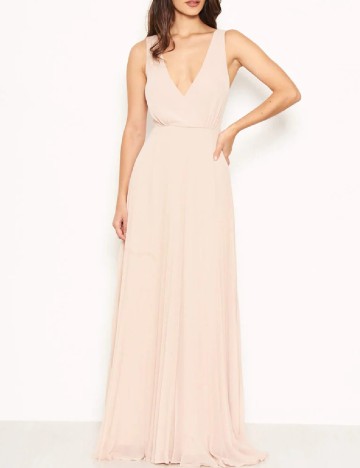 Rochie lunga AX Paris, roz, 38