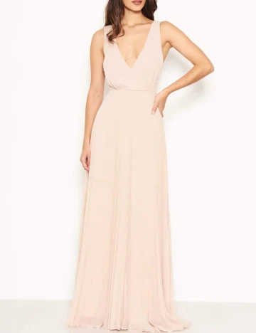 Rochie lunga AX Paris, roz, 38