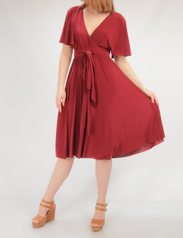 Rochie medie Goddiva, visiniu, 36