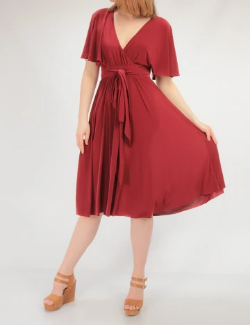 Rochie medie Goddiva, visiniu, 36