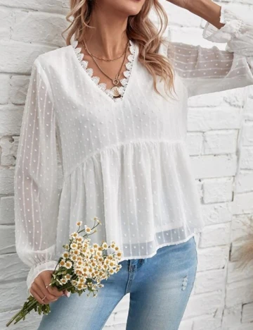 Camasa SHEIN, alb, XS
