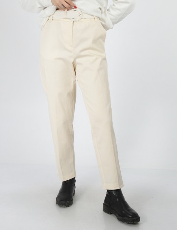 Pantaloni Reserved, crem, 40