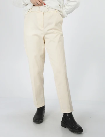 Pantaloni Reserved, crem, 40