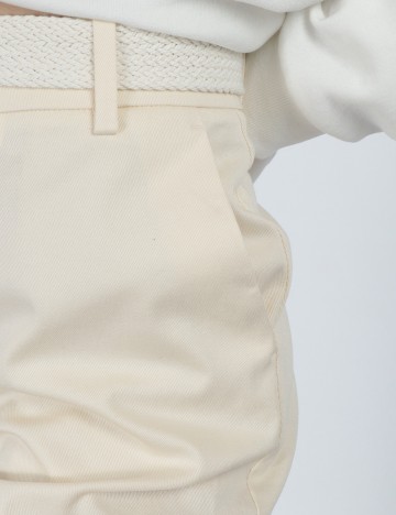 Pantaloni Reserved, crem, 40